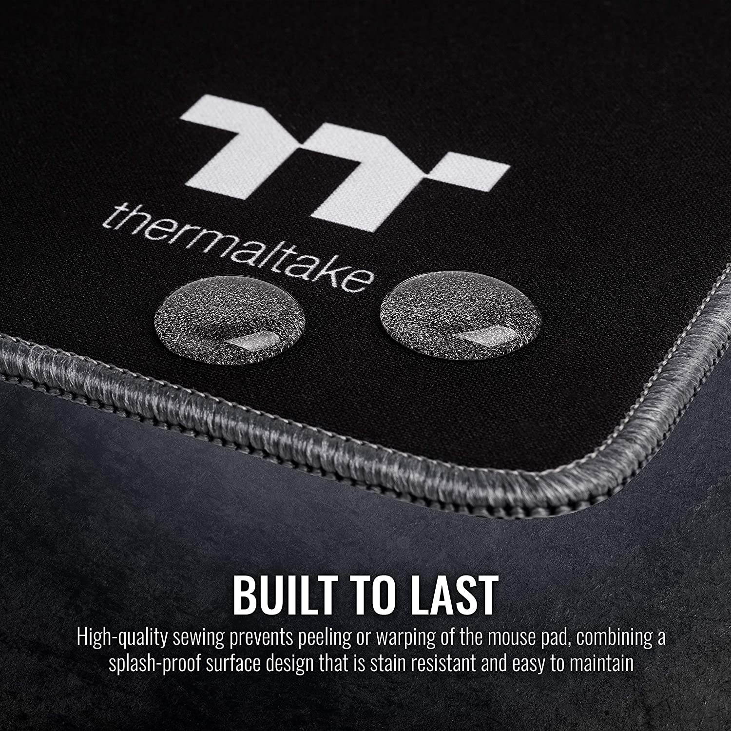 Thermaltake M700 Smooth Surface/Solid Sewing Edge/Splash-Proof/Anti-Slip Rubber Base 900mm x 400mm Gaming Mouse Pad MP-TTP-BLKSXS-01