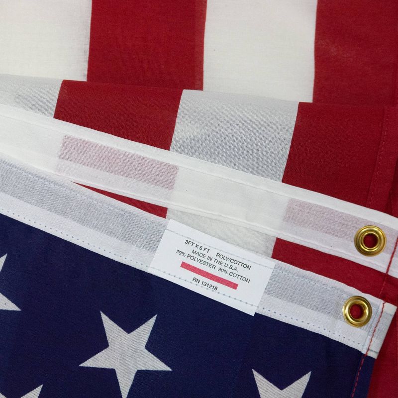 3'x5' Polycotton Flag With Pole