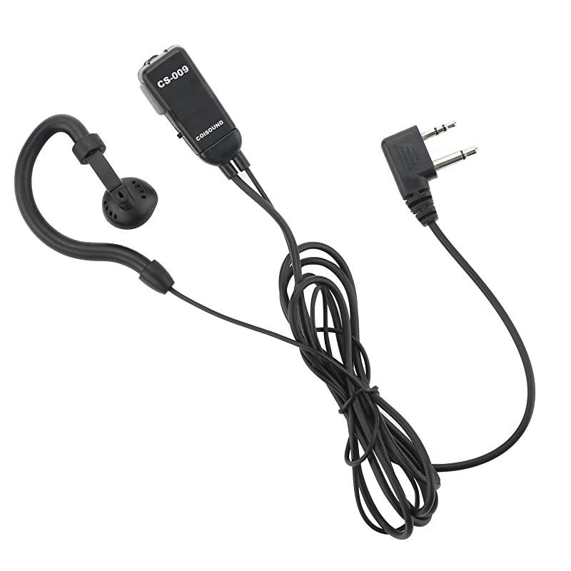 Way Radio Earpiece Compatible Midland AVPH4 EarClip Way Headset for Midland Walkie Talkie EarpiecePair