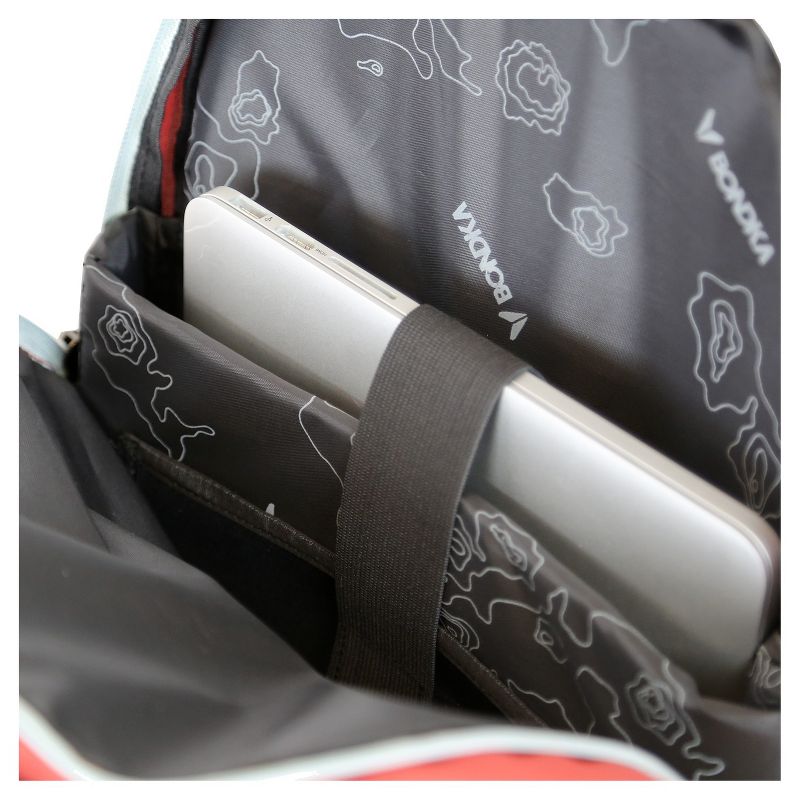 Bondka 19.5" Eolus Backpack - Blue/Tan/Maroon