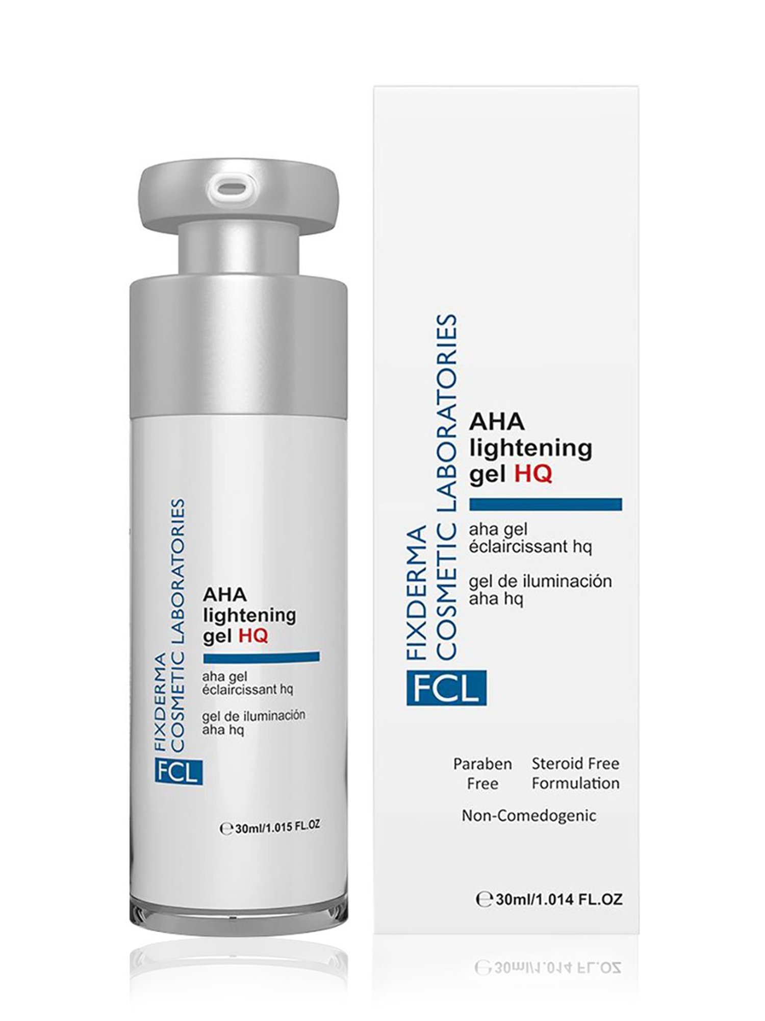 FCL Aha Lightening Gel HQ, Treats Uneven Skin, Freckles,Melasma, Night Serum - 30 ml
