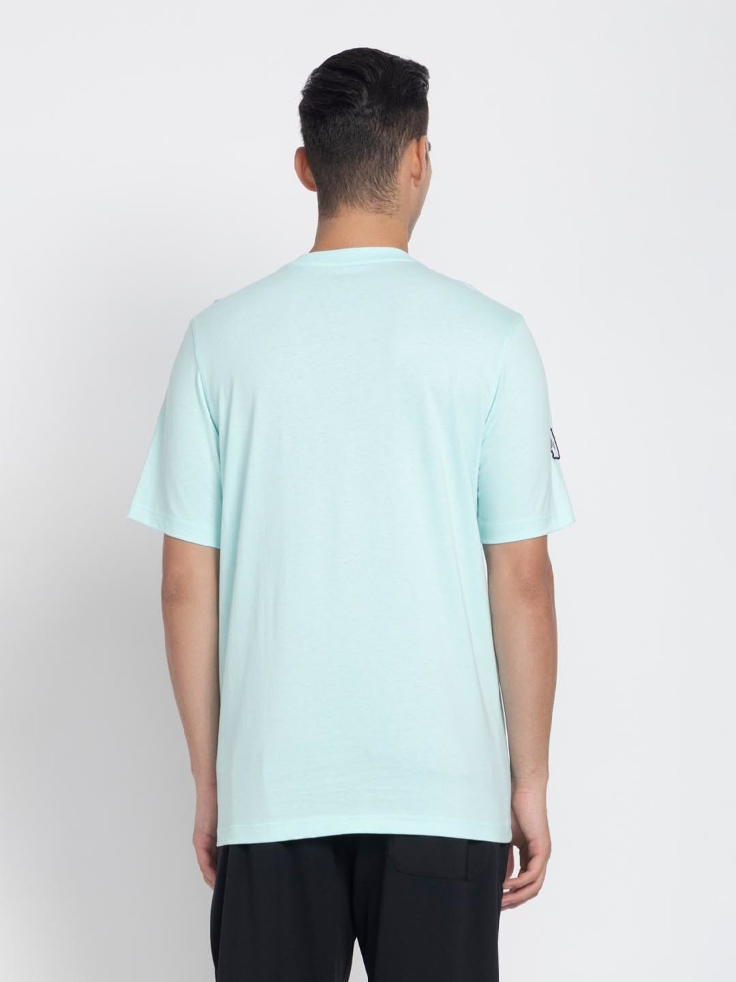 Adidas Green Regular Fit Printed T-Shirt