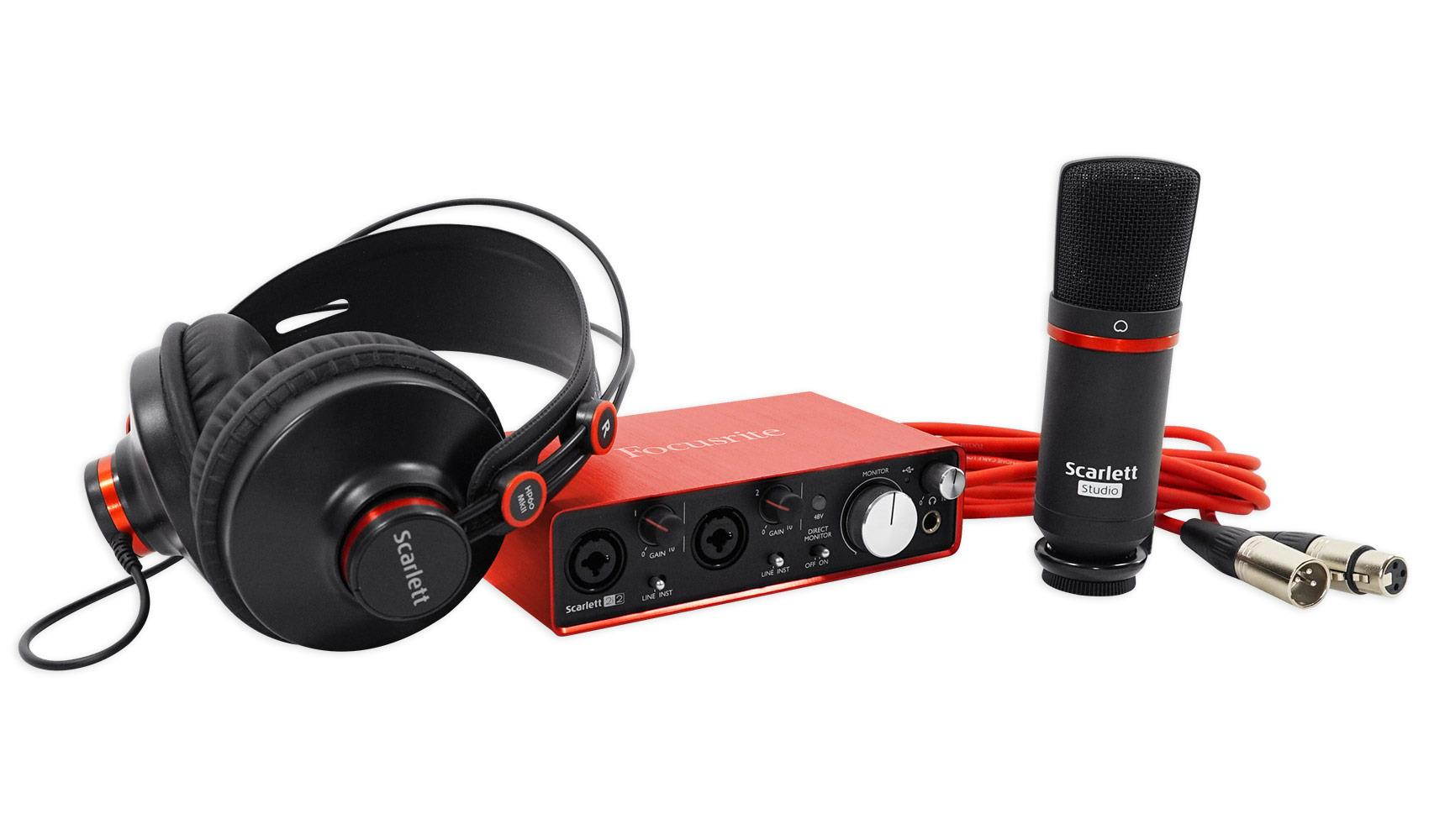 Focusrite Scarlett 2i2 Studio USB Audio Interface & Recording Bundle (2nd Generation)