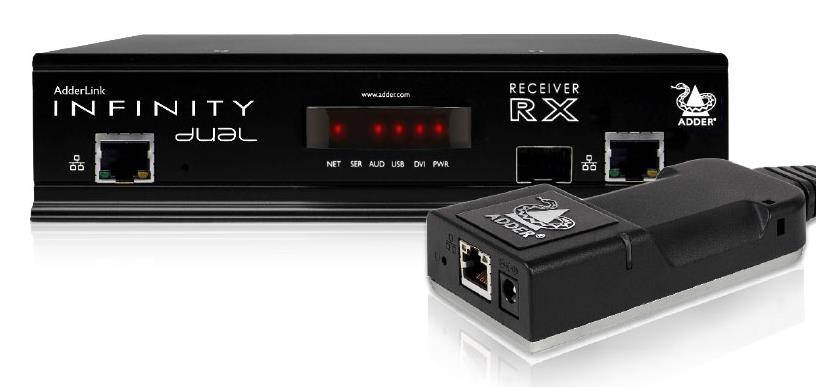 Adder ALIF100T-VGA Zero U form factor IP-based VGA/KVM Extender (Transmitter) with USB