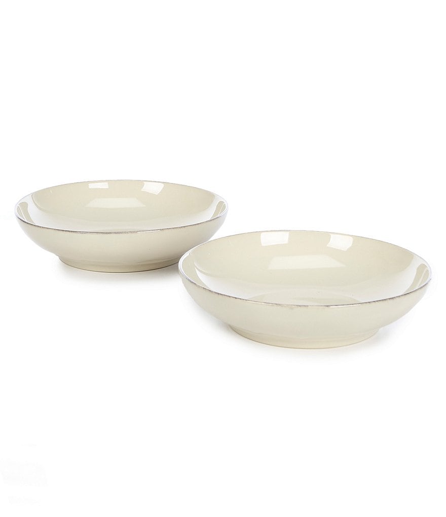 Noble Excellence Astoria Glazed Dinner Bowls, Set of 2