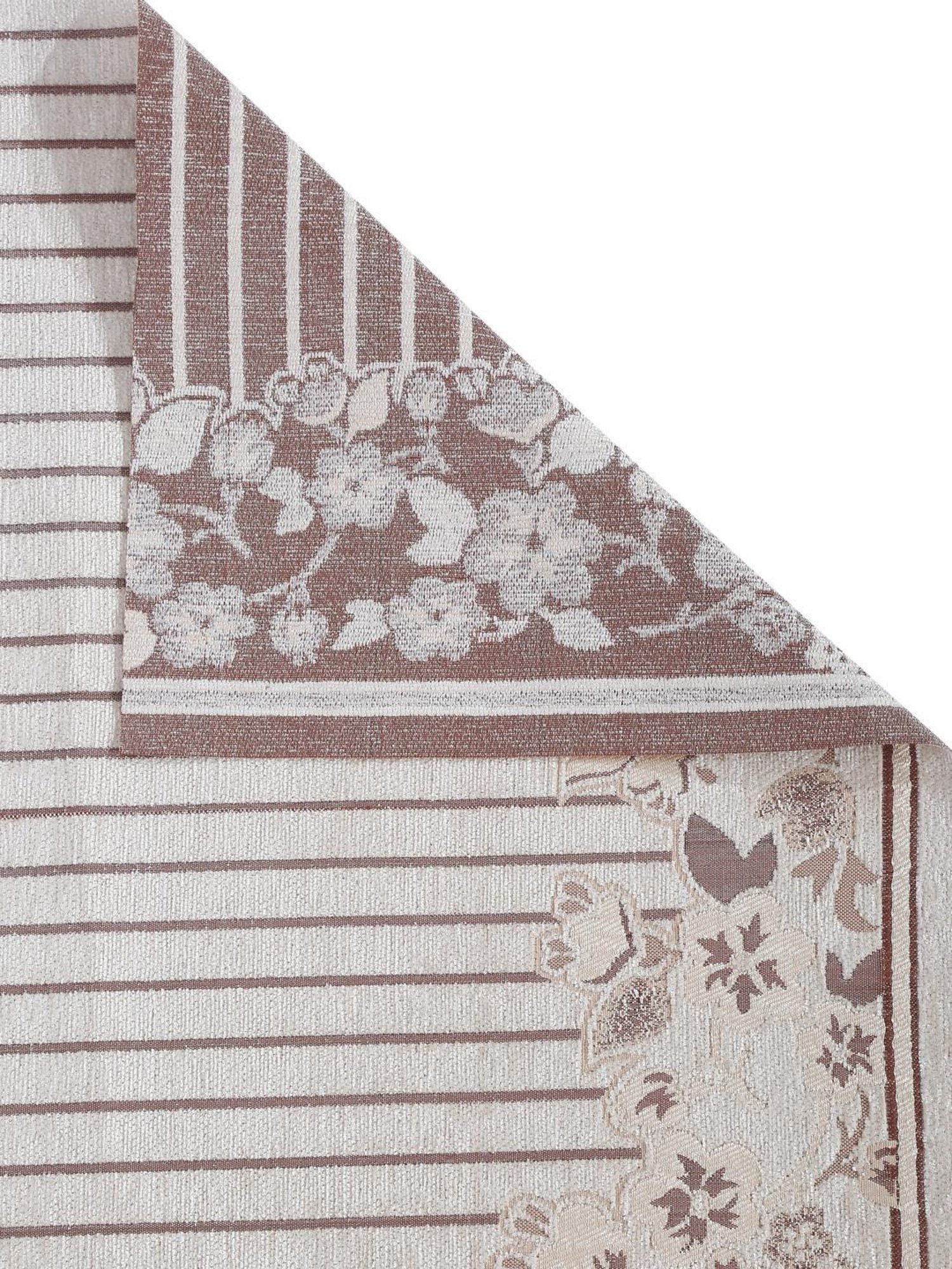 HOSTA HOMES Woven Grey & White 3 Seater With Arm Rest Sofa Covers