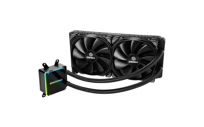 Enermax LIQTECH TR4 II 280 Cooling Fan/Radiator - 2 x 140 mm - 2 x 80.7 CFM - 25 dB(A) Noise - Liquid Cooler Cooler
