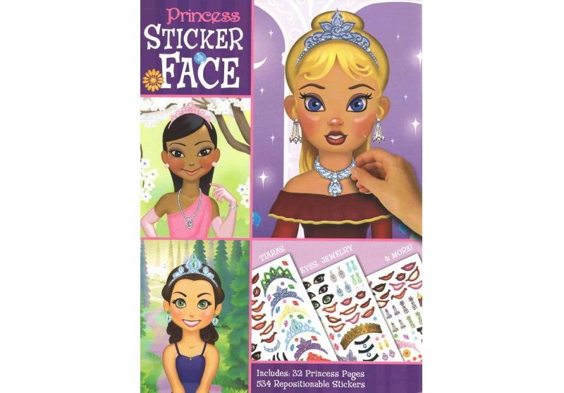 Pretty Princess Sticker Create A Face - 