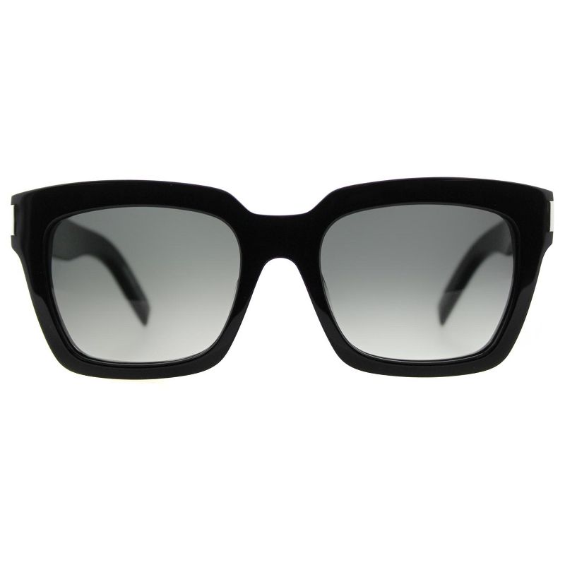 Saint Laurent  001 Unisex Square Sunglasses Black 54mm