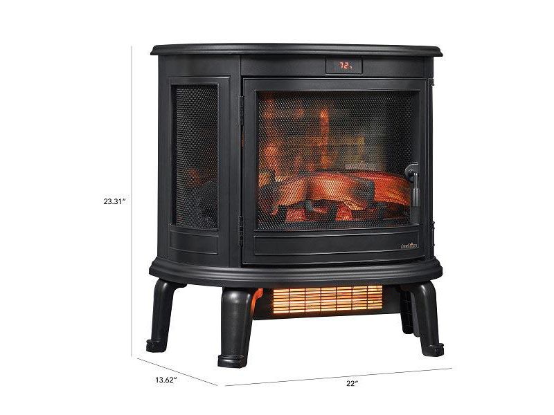 ClassicFlame 39-In LED Builders Electric Firebox with Swinging Doors - 39EB500GRS