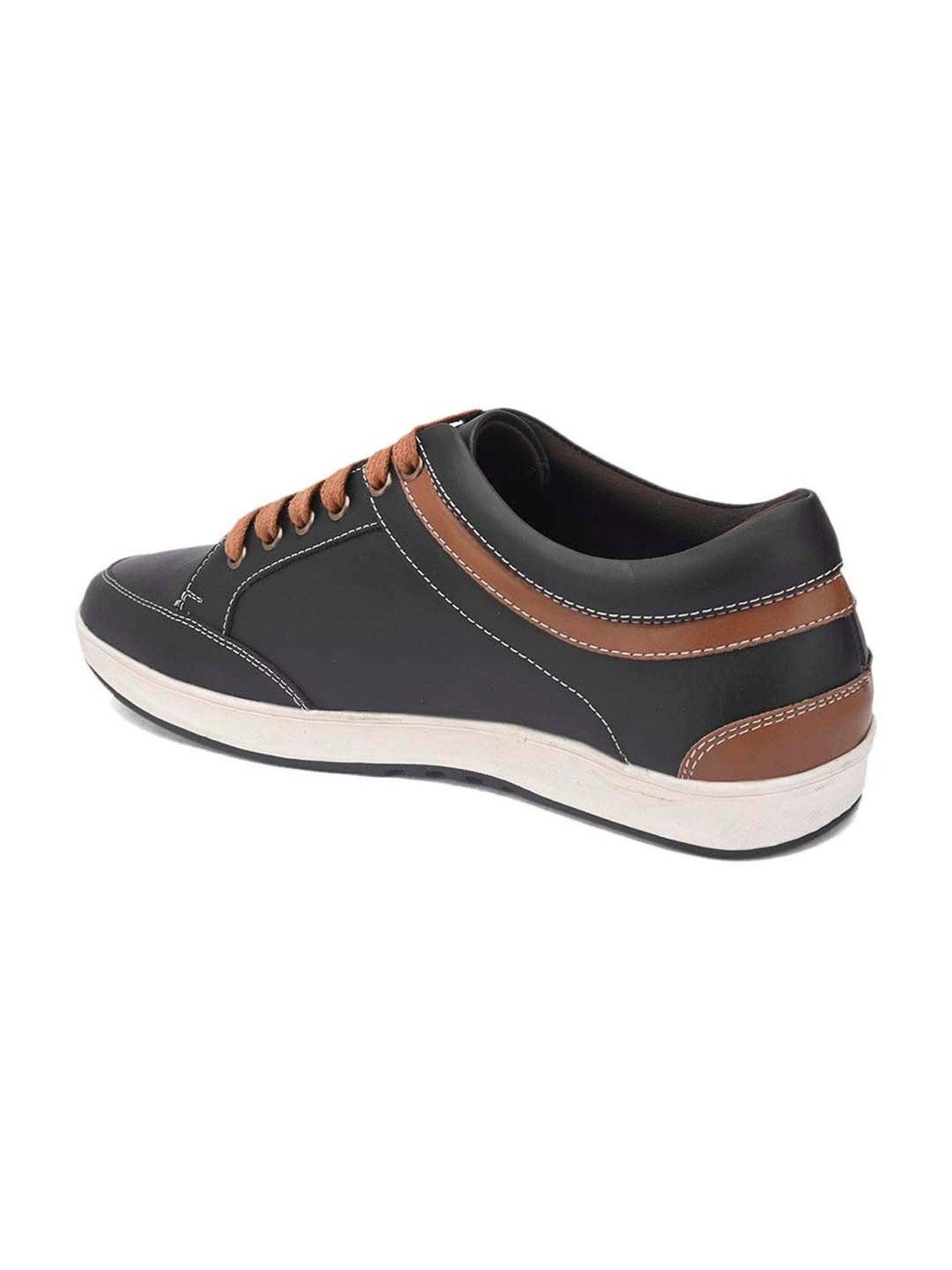 El Paso Men's Black Casual Sneakers