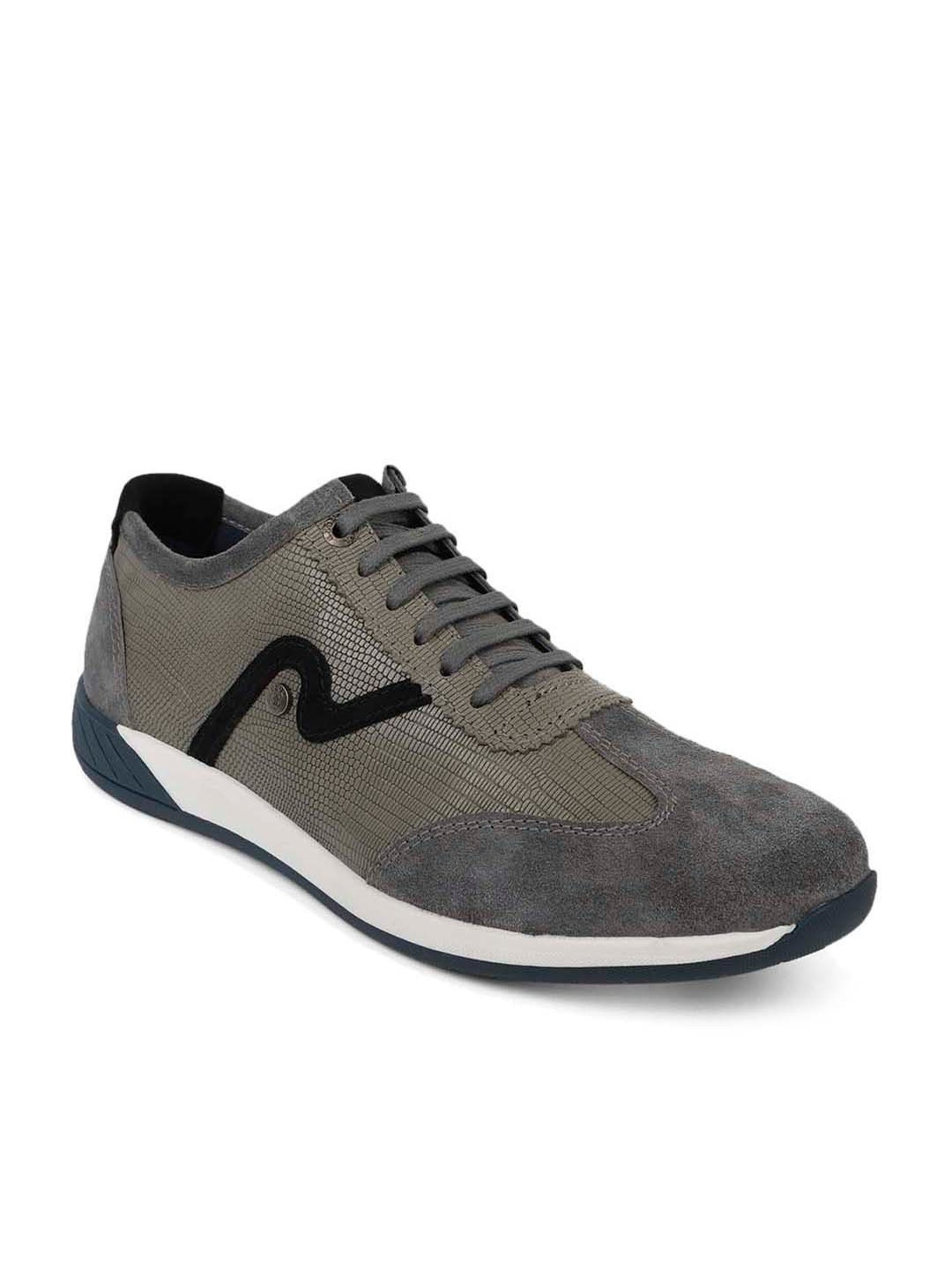 EZOK Men's Slate Grey Casual Sneakers