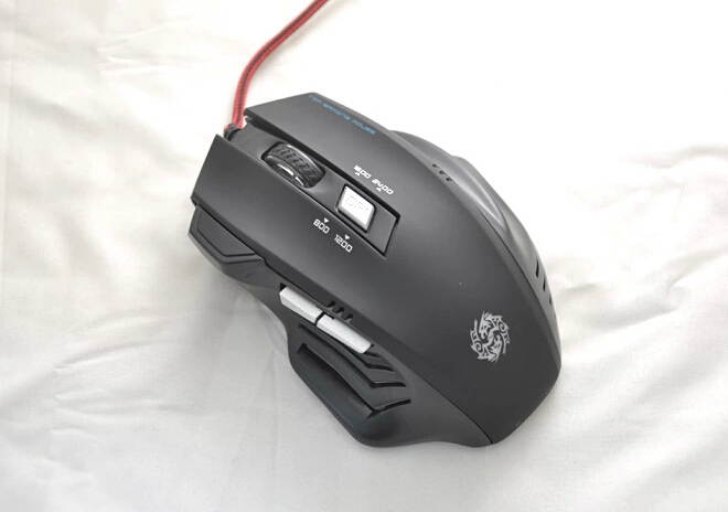 Senior ice beast T10 Gaming Mouse 2400 DPI With light breathing USB Wired Mouse 6 buttons biso ajustable DPI game mouse