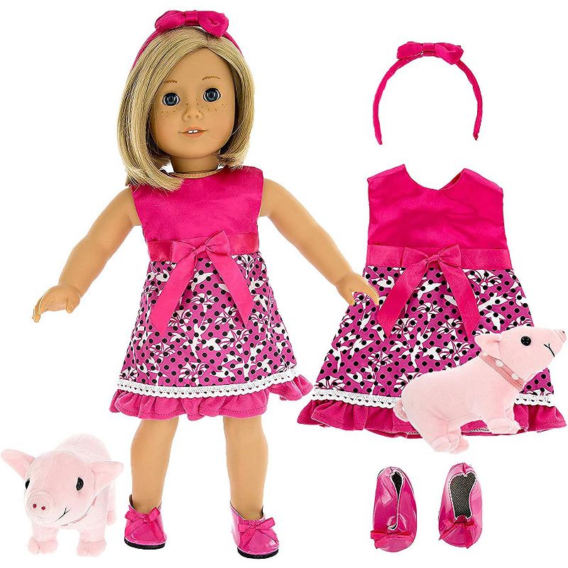 Dress Along Dolly Pet Pig Walker Outfit for American Girl Doll