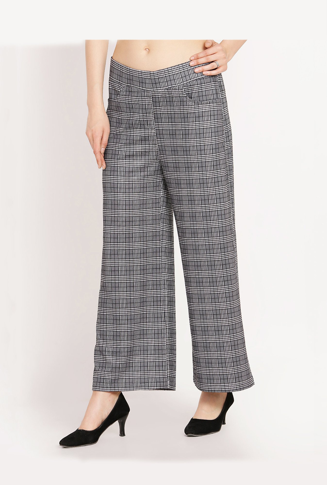 Westwood Grey Checks Trousers