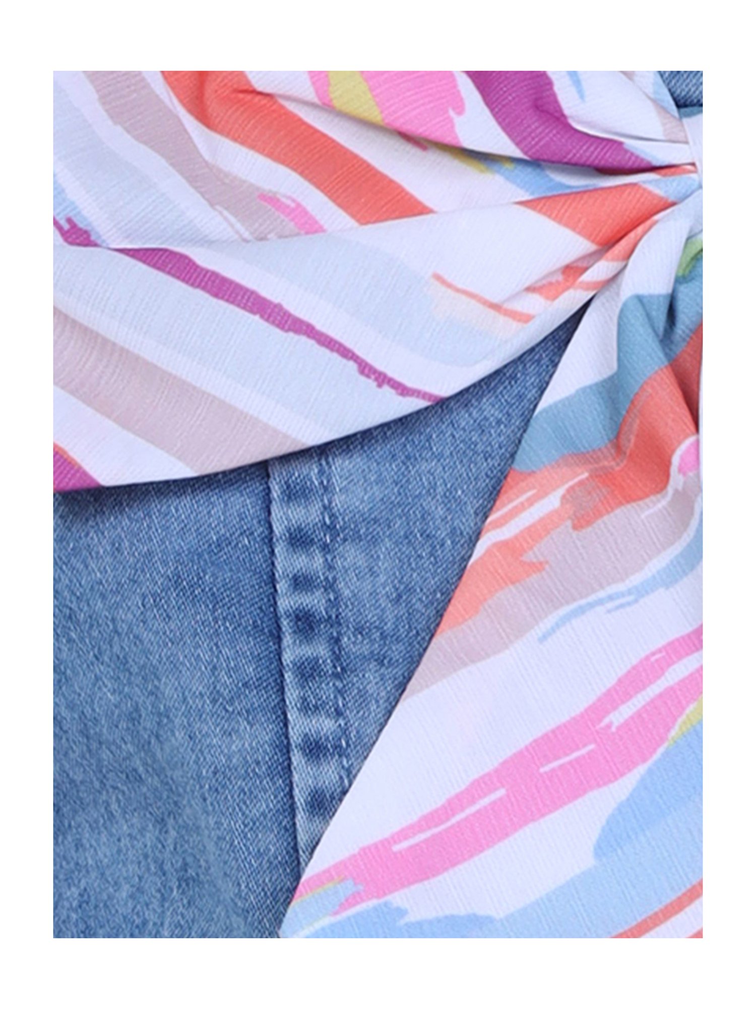 Peppermint Kids Blue Solid Shirt Dress