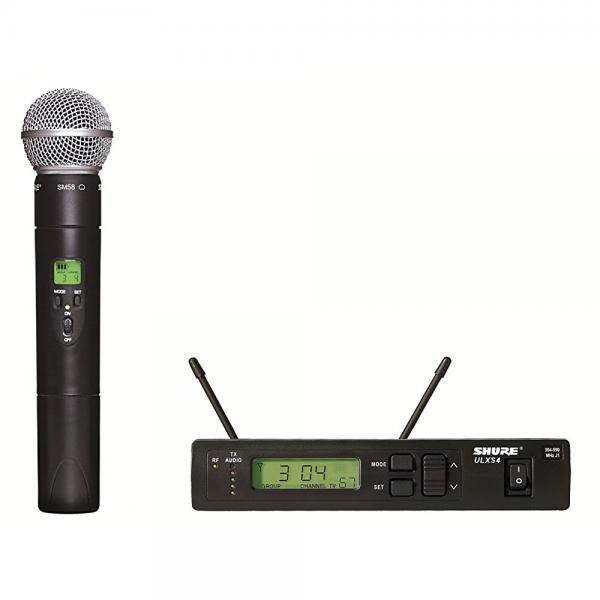 Shure ULXS-2458 UHF Wireless Mic System With SM58 UHF Handheld Wireless Mic System