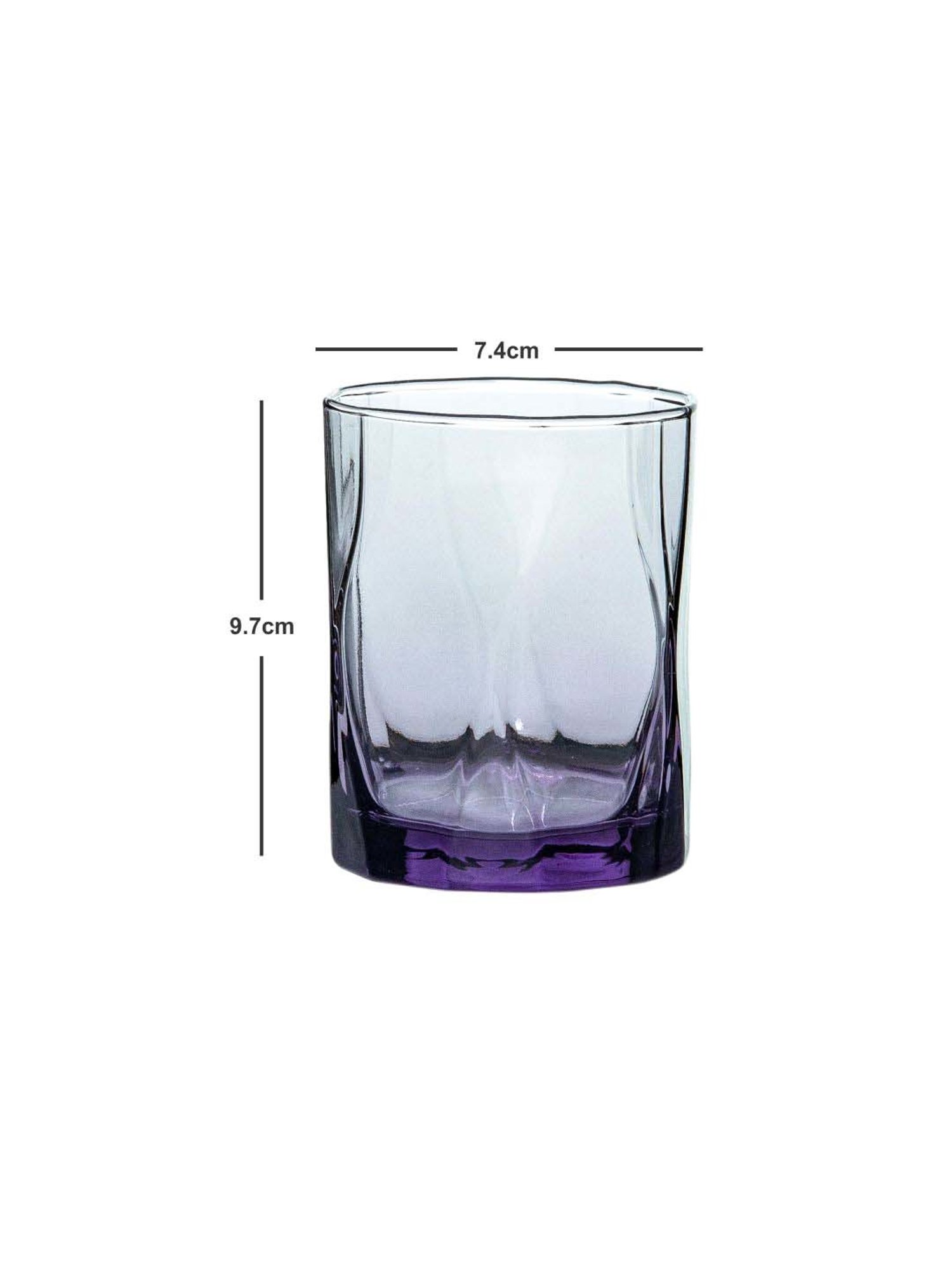 Goodhomes Transparent Glass Tumbler (0.3 L) - Set of 6