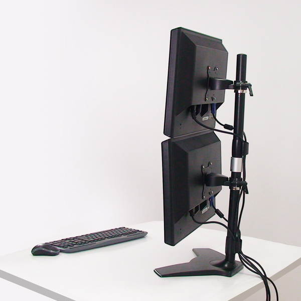 AMER NETWORKS AMR2SV DUAL VERTICAL MONITOR STAND MNT