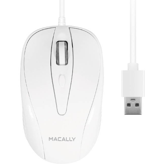 MACALLY TURBO 3 Button Optical USB Mouse