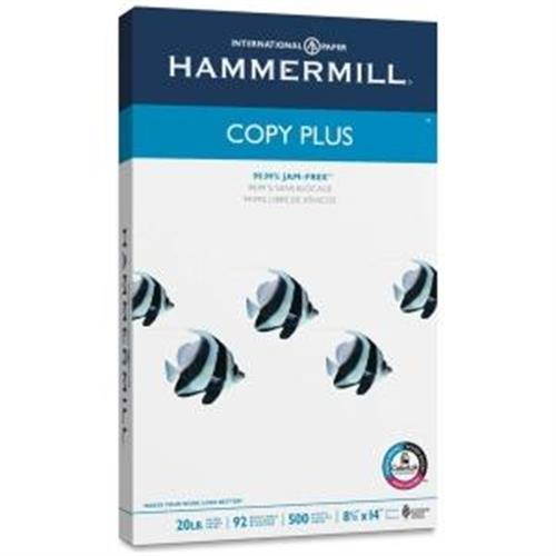Hammermill - 105015CT - Hammermill Copy Plus Copy & Multipurpose Paper - Legal - 8 1/2 x 14 - 20 lb Basis Weight - 92
