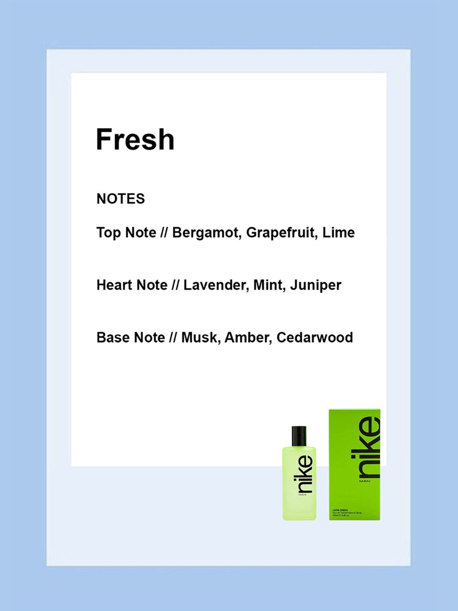 Nike Ultra Green Eau de Toilette for Men - 100 ml