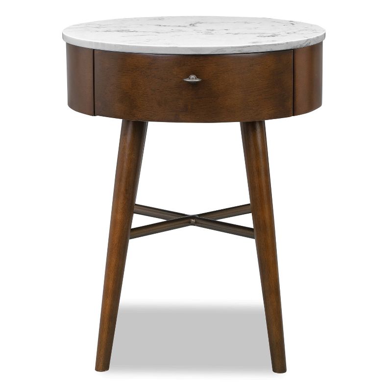 Wayne Side Table Walnut - Poly & Bark