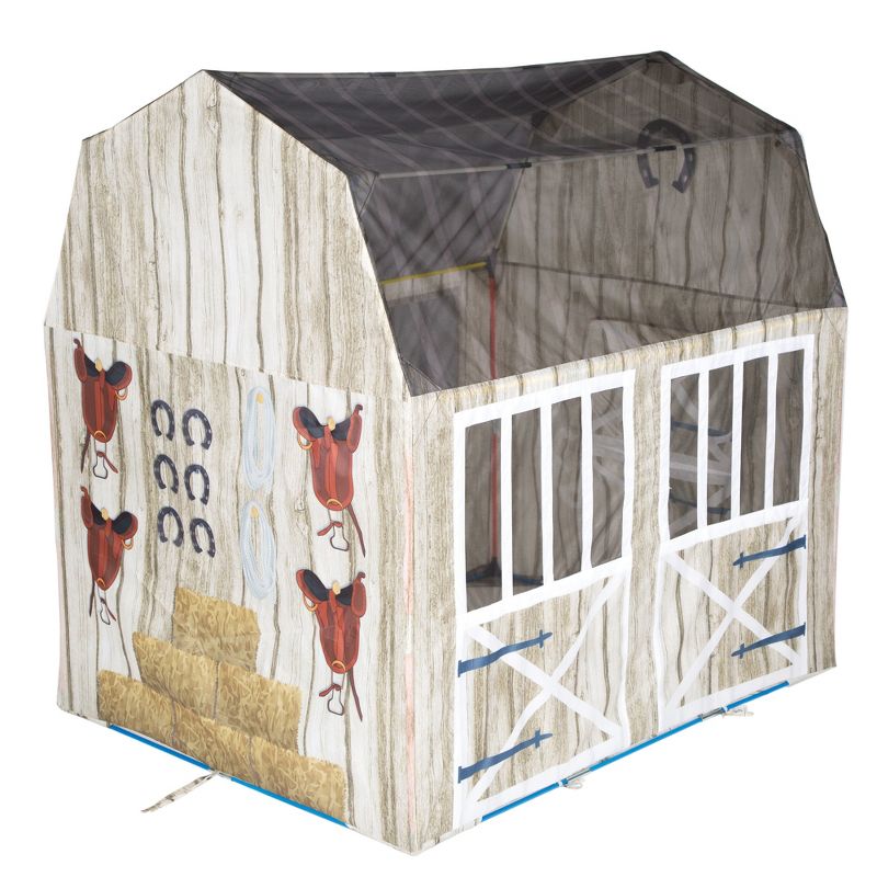 Pacific Play Tents Happy Horse Haven Kids Play House 48" x 38"