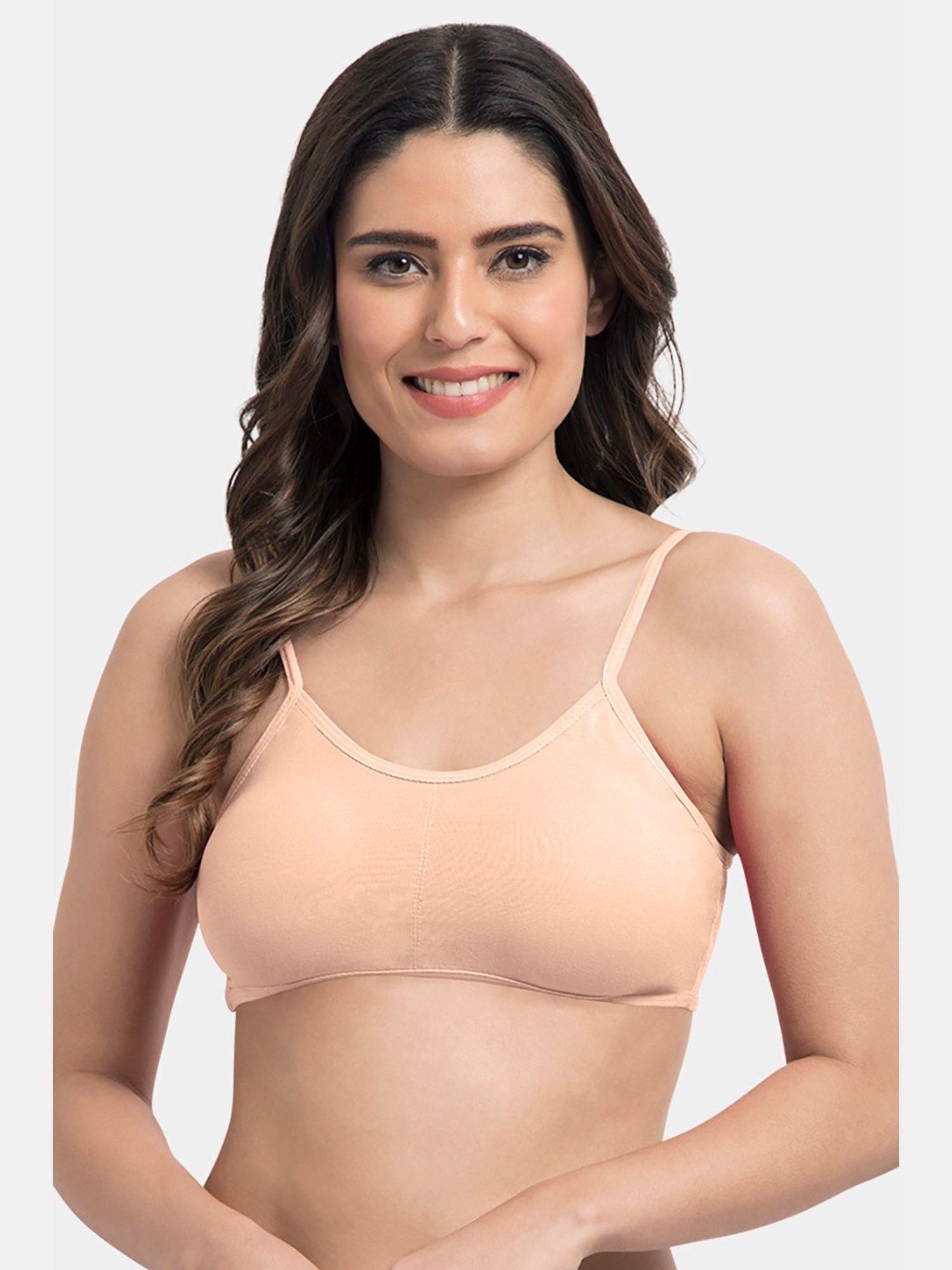 Tweens Beige Non Wired Padded Seamless Bra