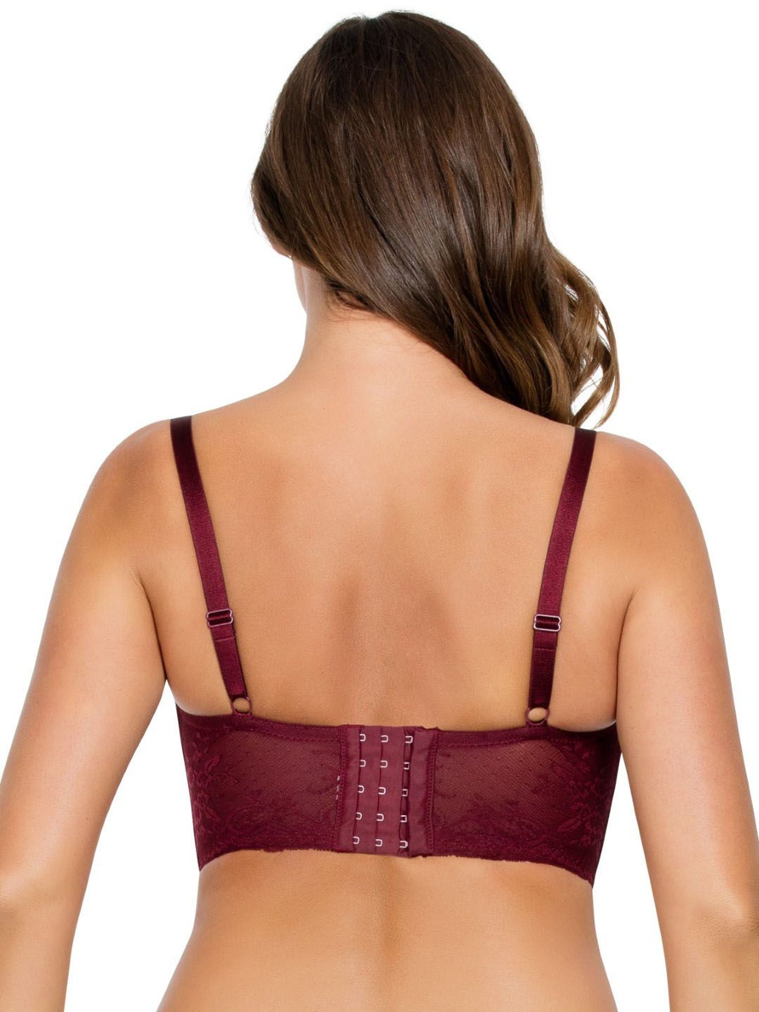 PARFAIT Burgundy Under Wired Padded T-Shirt Bra