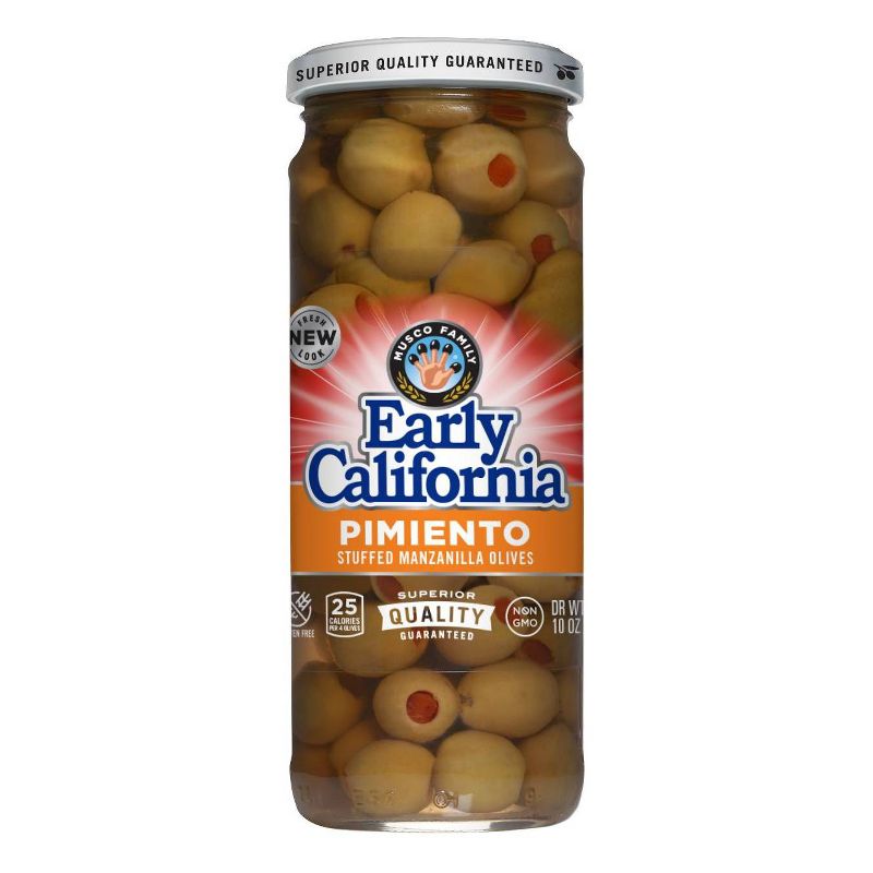 Early California Pimiento Stuffed Manzanilla Olives - 10oz