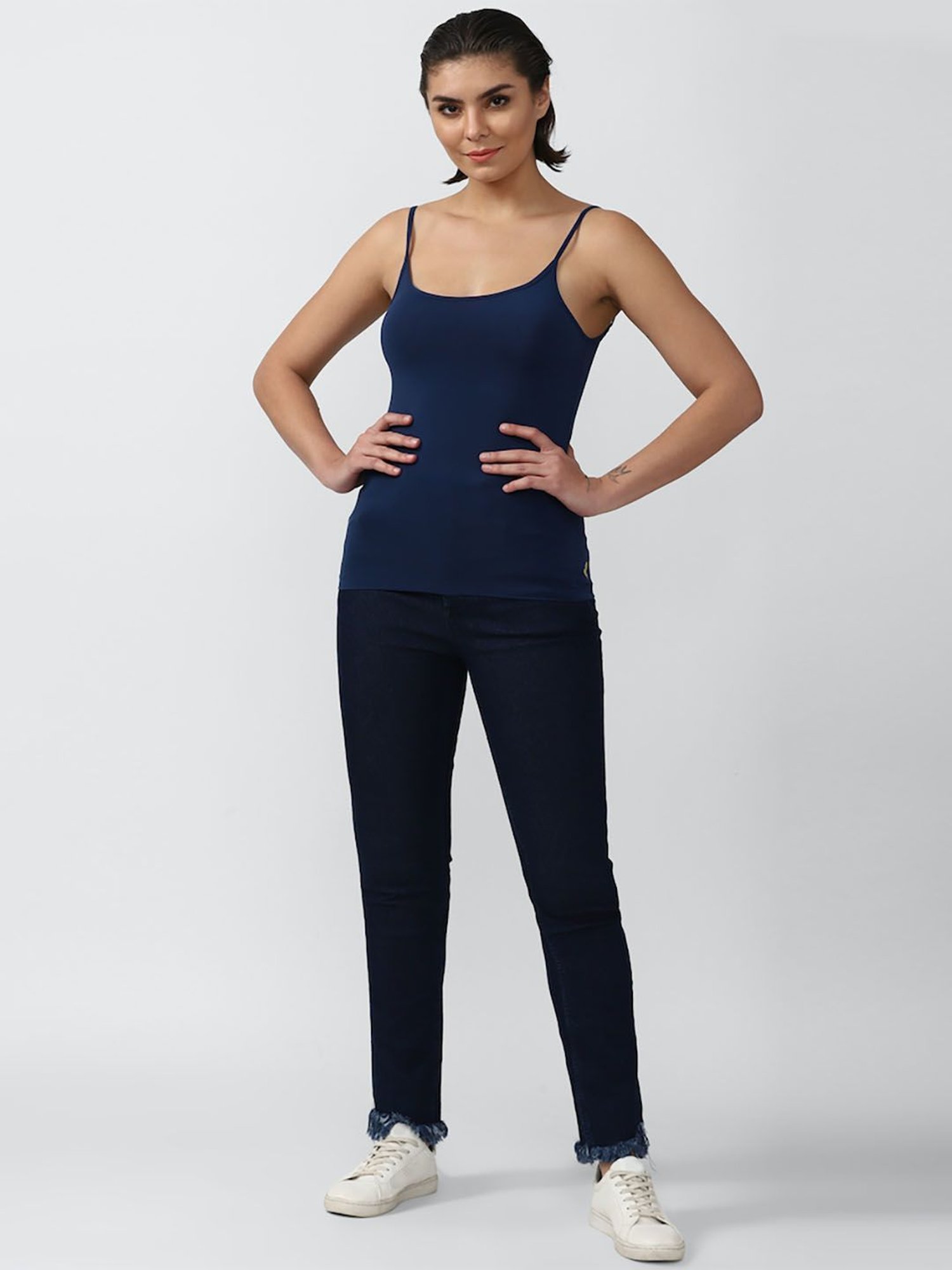 Forever 21 Navy Regular Fit Camisole