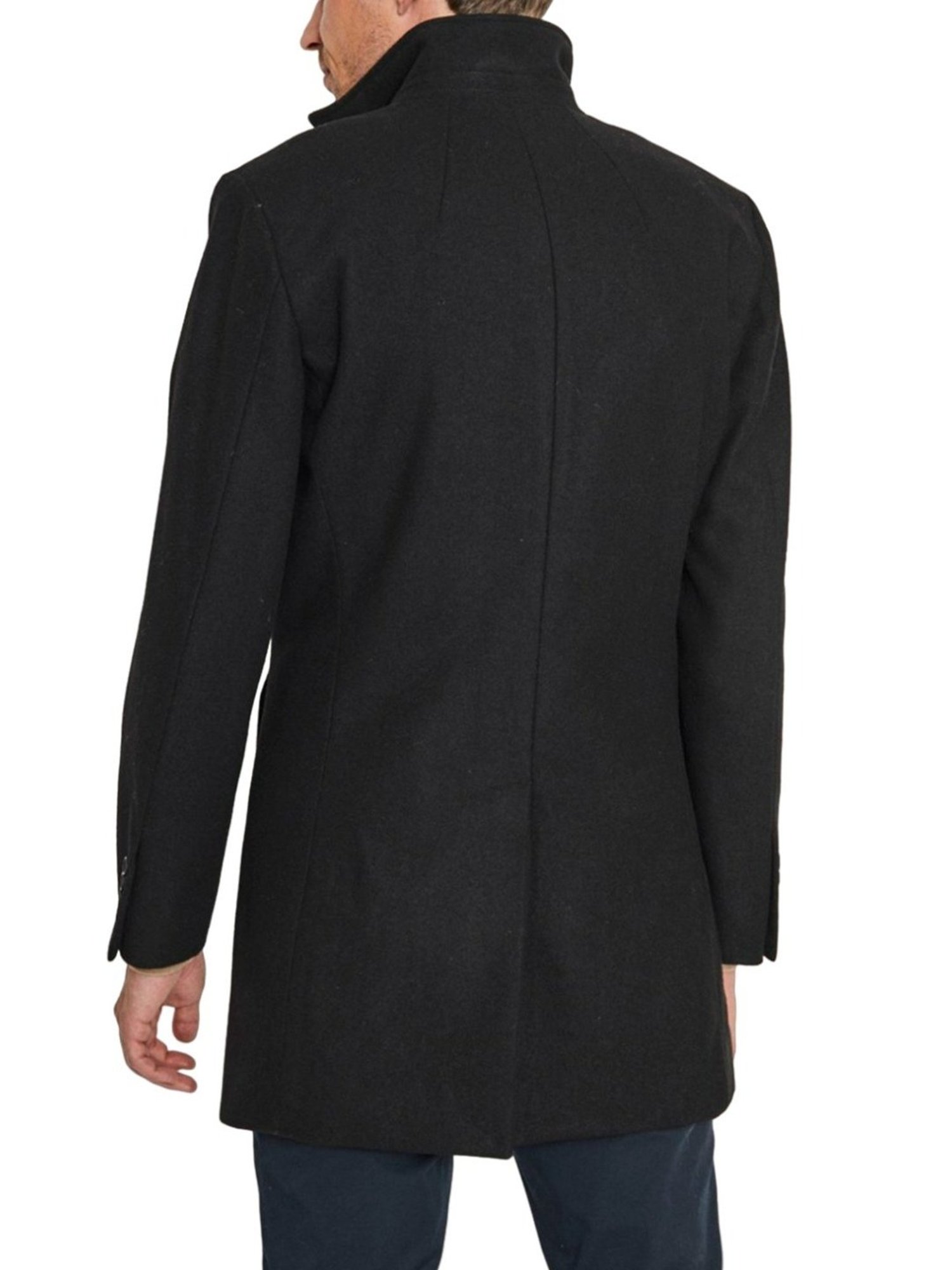Bruun & Stengade Black Slim Fit Coats