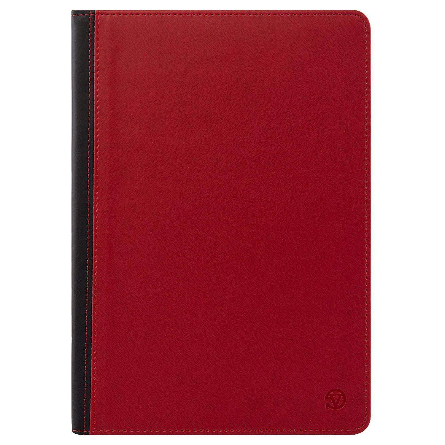 VanGoddy Red and Black Portfolio Case with Stand For Apple iPad Air