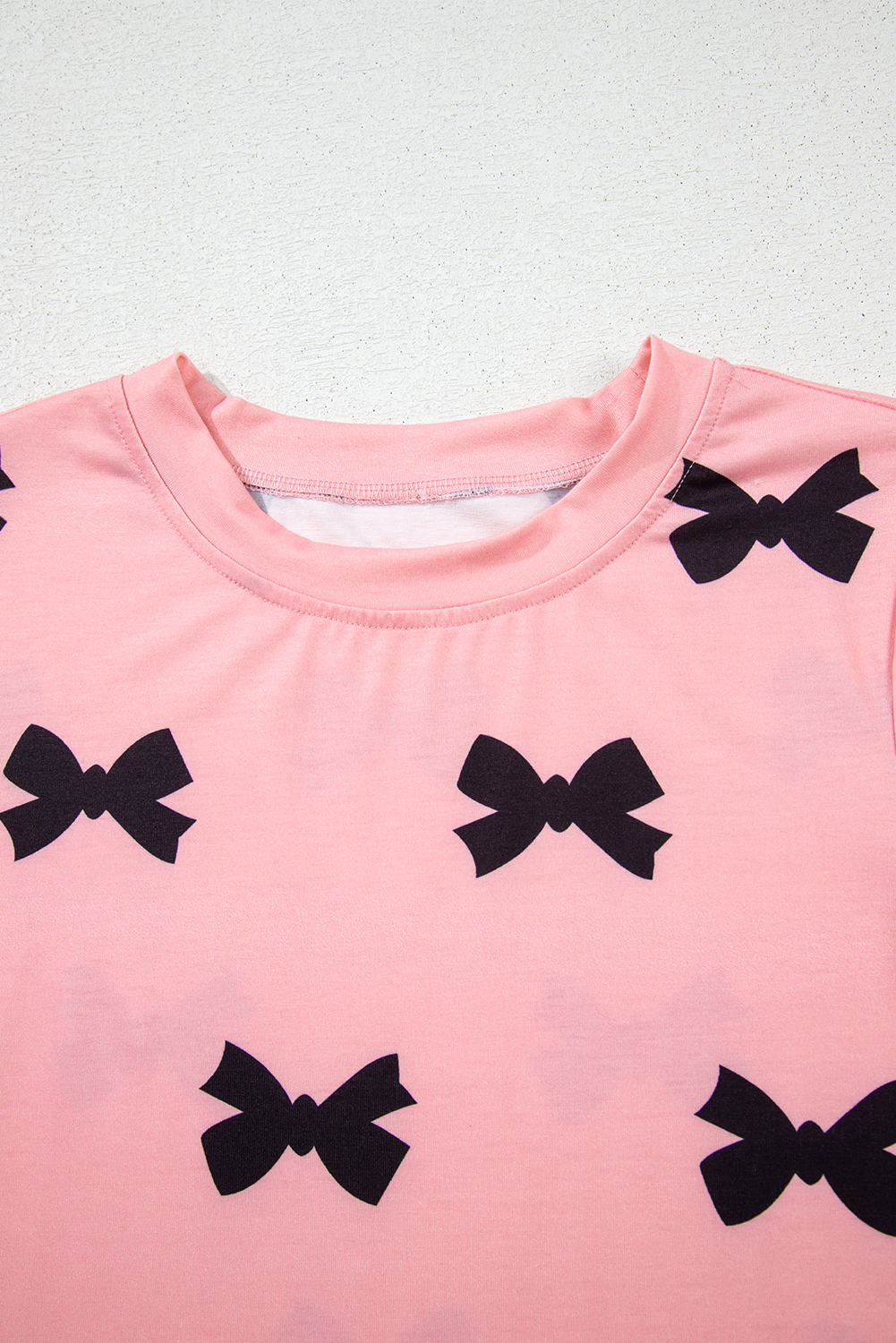 White Christmas Pullover and Drawstring Pants Pajama Set