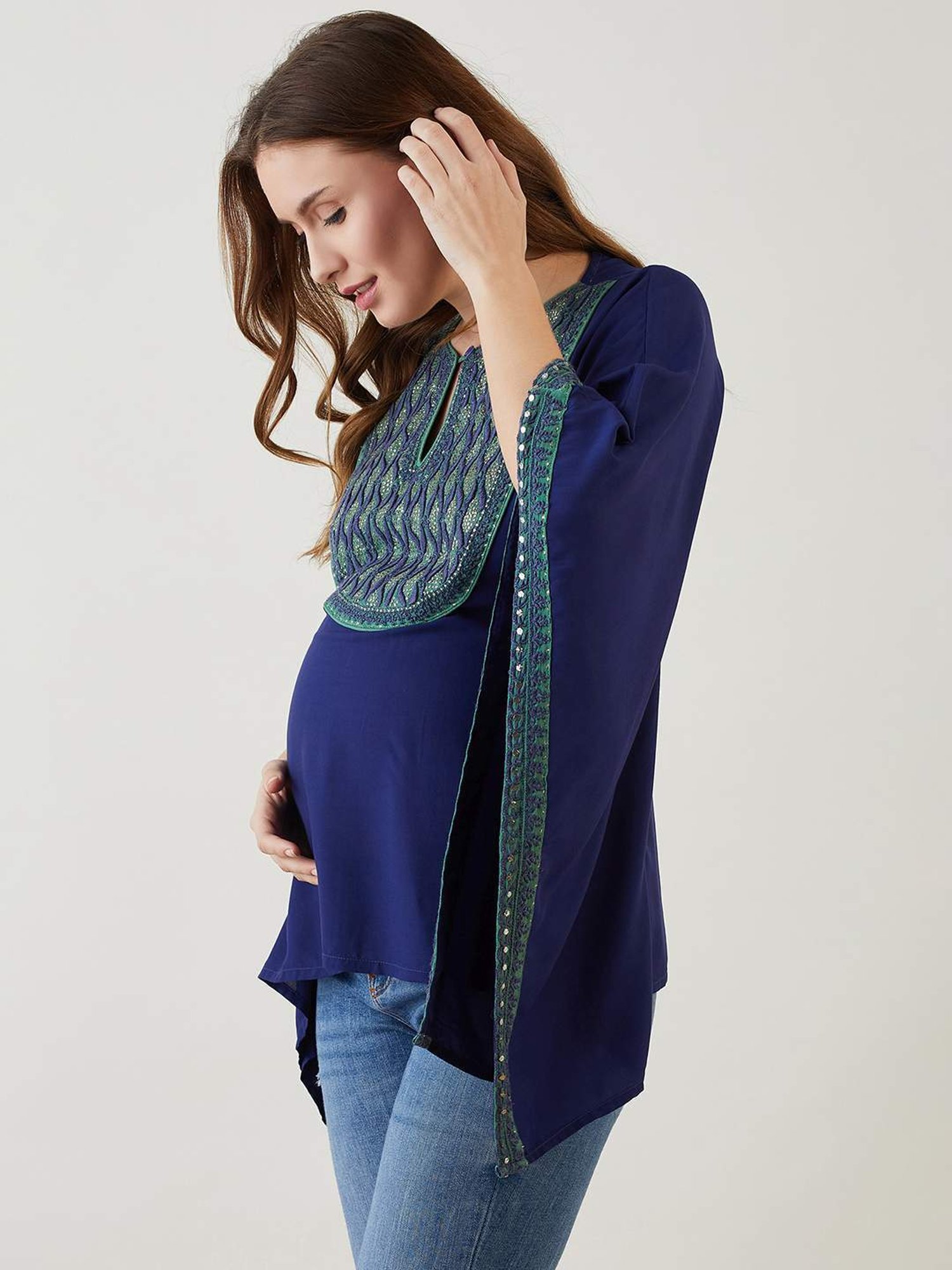 KOI SLEEPWEAR White Maternity Leggings