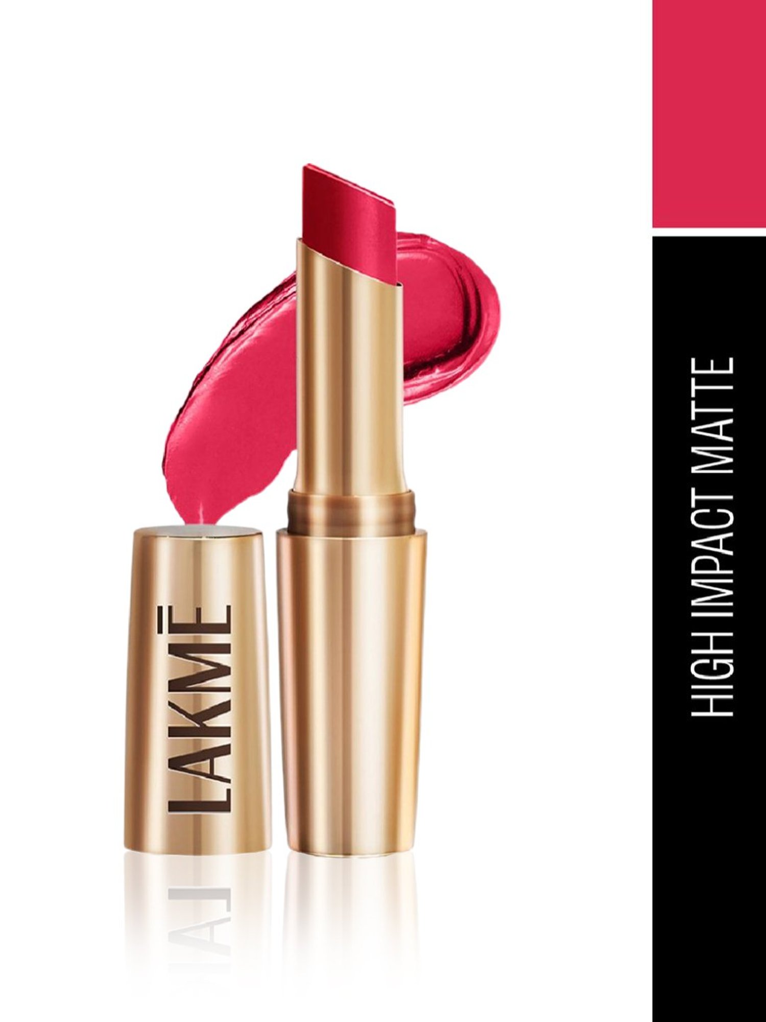 Lakme Priming Matte Lipstick Scarlet Surge - 3.6 gm