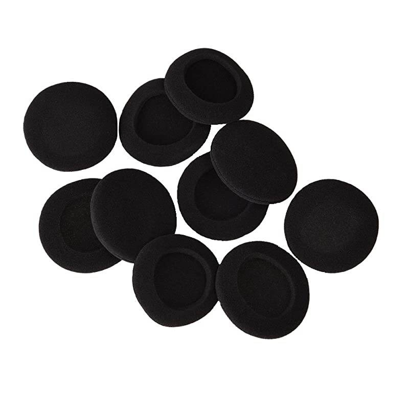 2 Inch Foam Pad EarPad Ear Cover Compatible with Sony Sennheiser Philips Headphone 5 Pairs Black