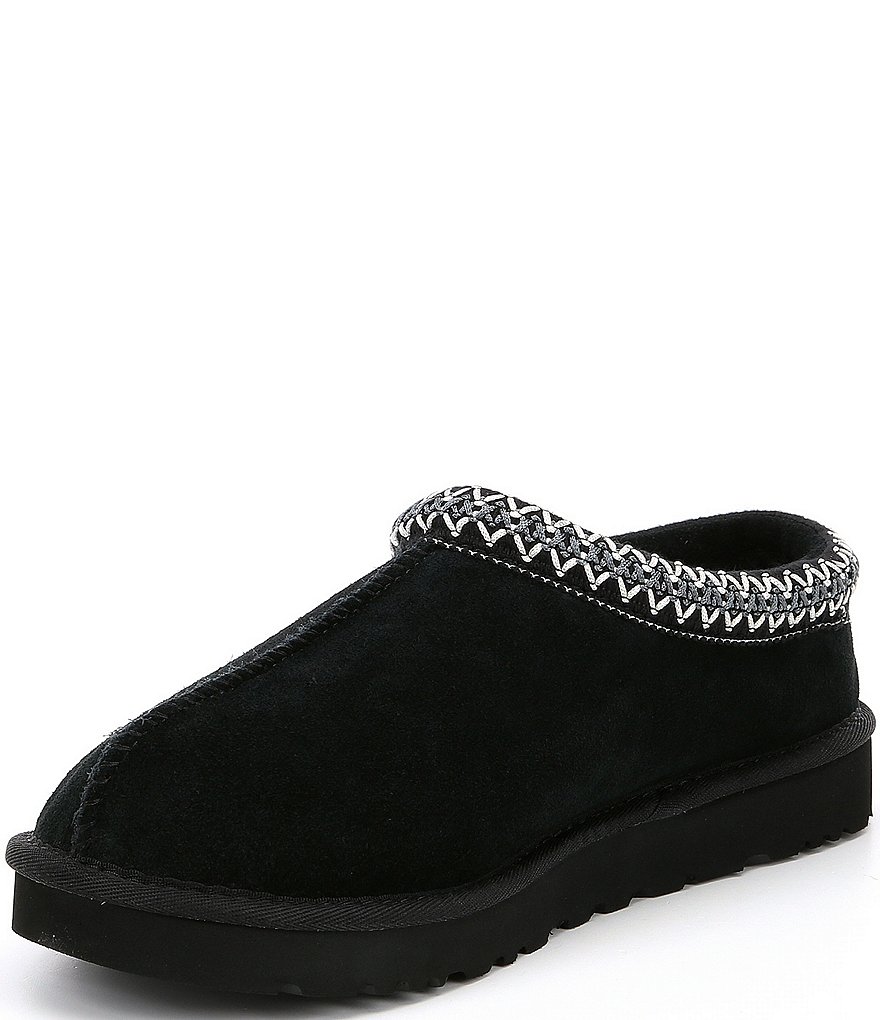UGG&reg; Men's Scuff Logo Suede Slippers