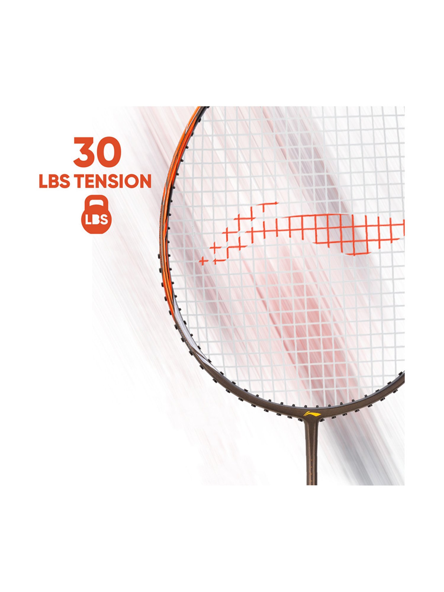 Li-Ning G-Force Superlite Ignite 7 Badminton Racket (Orange) Size - Medium