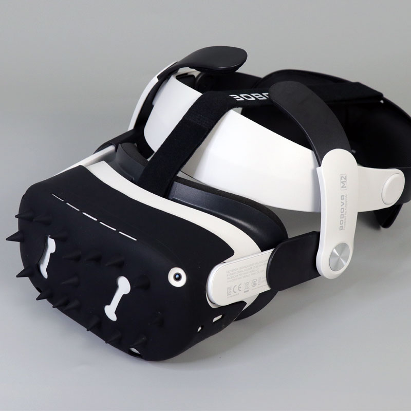 Silicone Protective Shell Case For Oculus Quest 2 VR Helmet Protective Front Cover Anti-Scratches With Touch Controller Cover