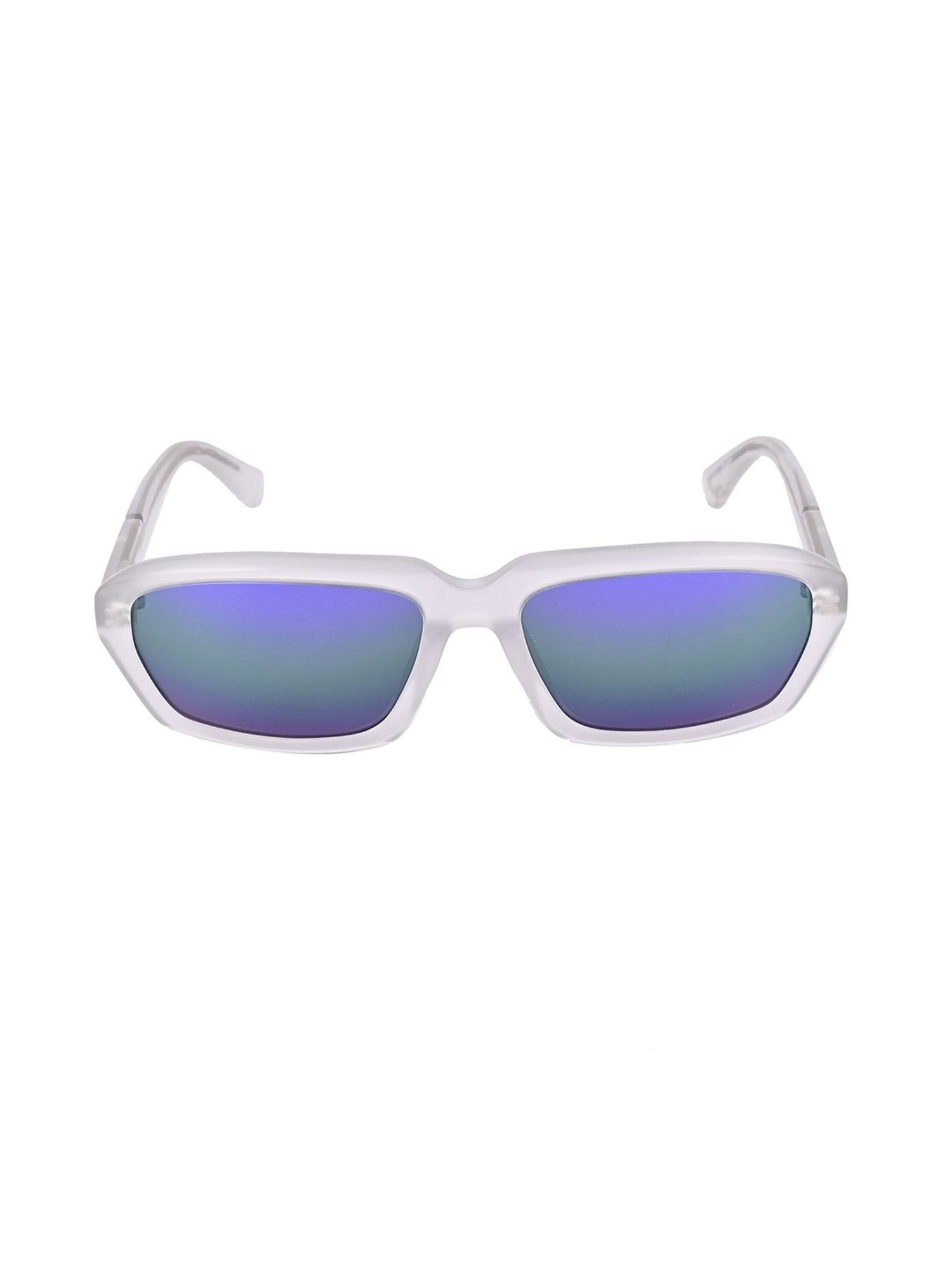 DIESEL DL0356 52 26X Blue Rectangular Sunglasses