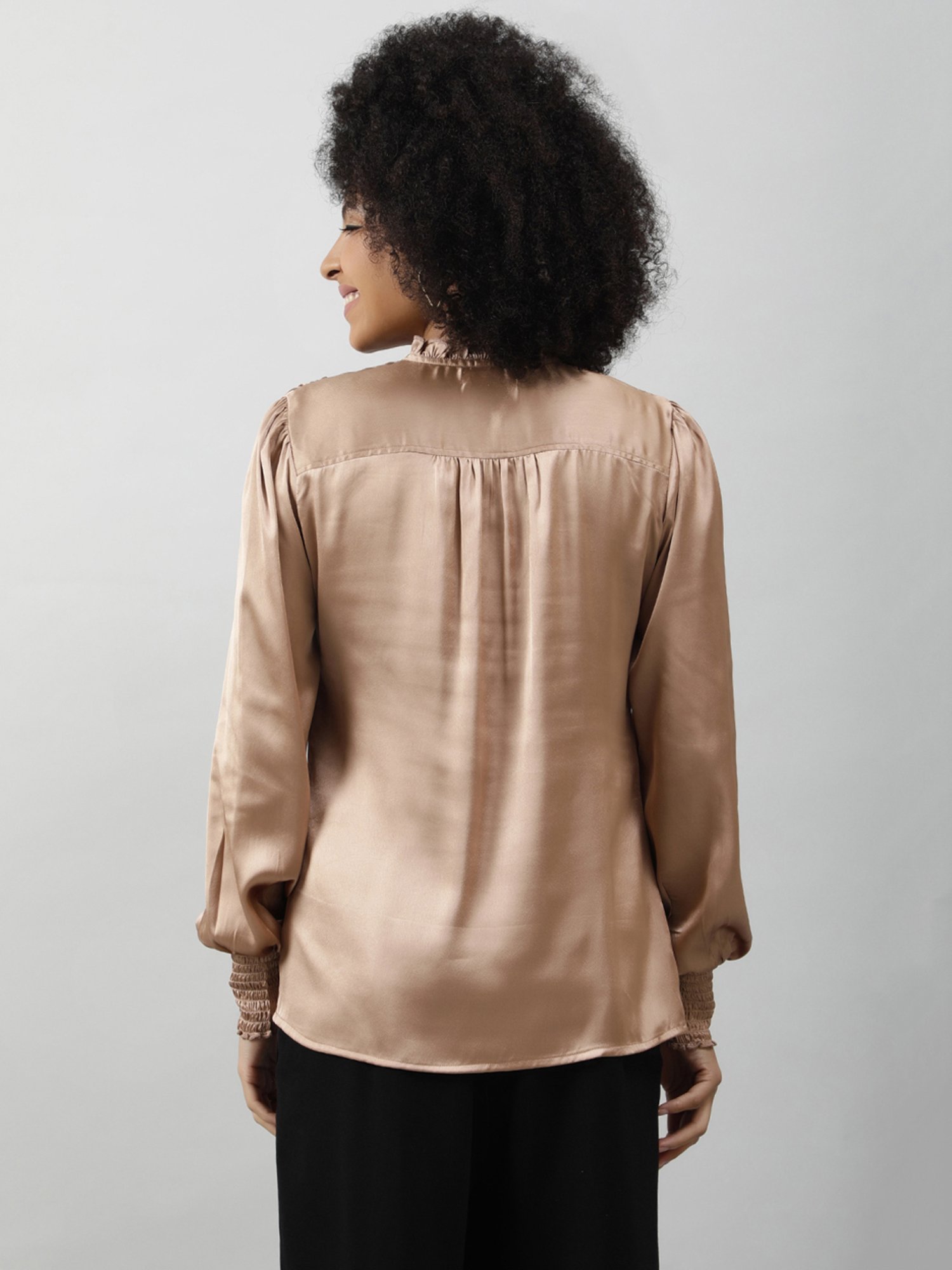 PURYS Beige Relaxed Fit Top