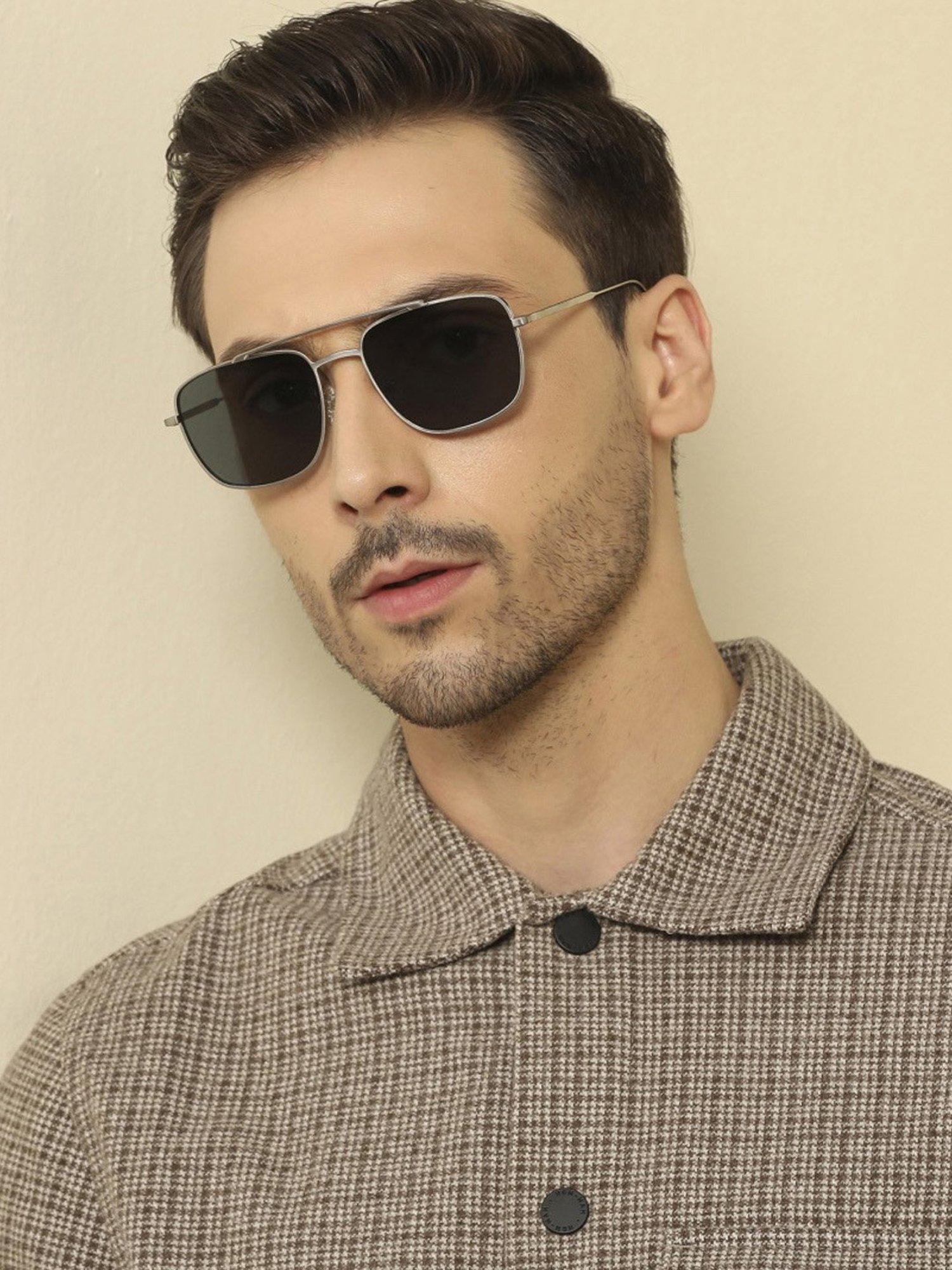 John Jacobs JJ S11707 Green Square Sunglasses