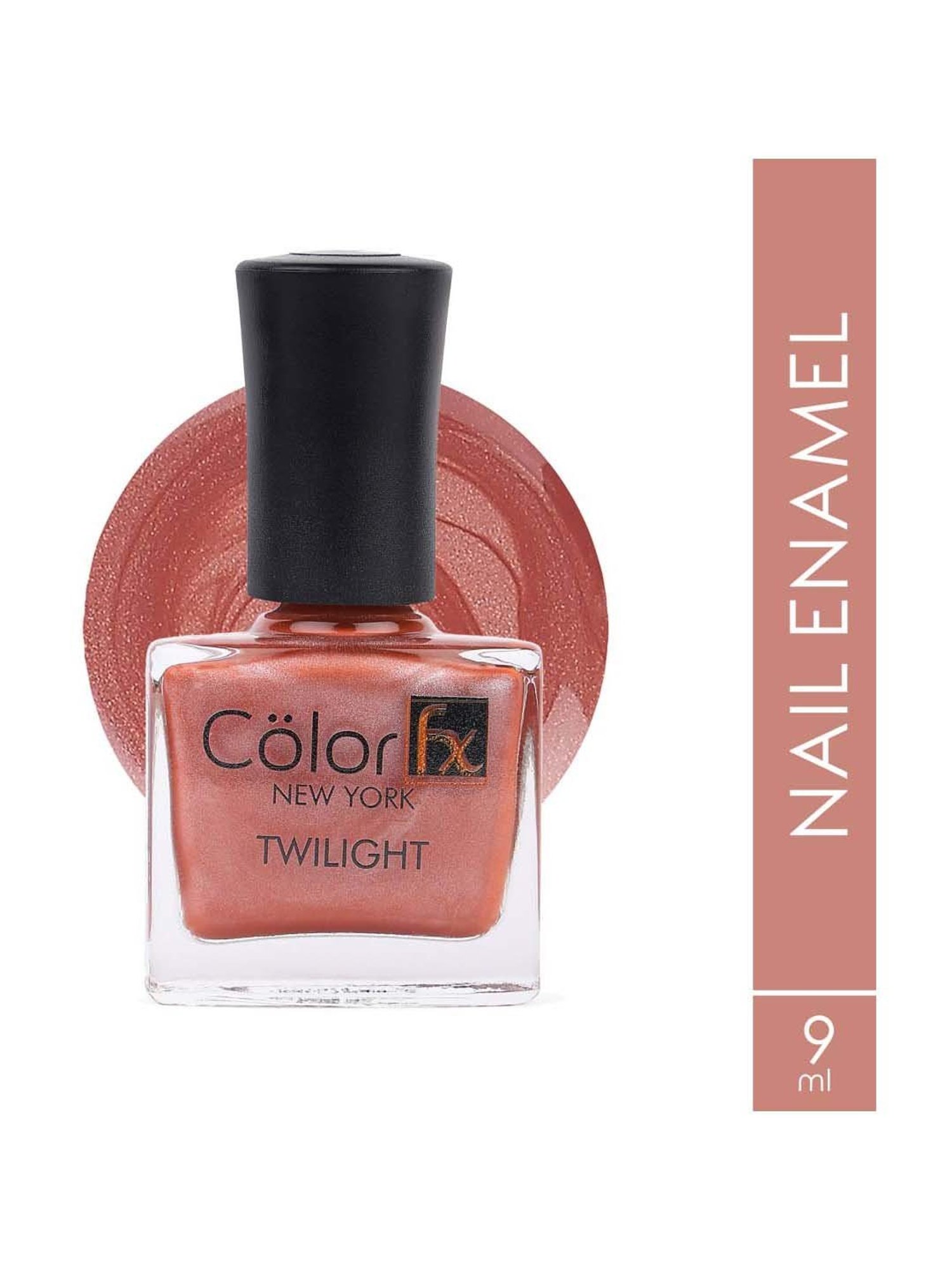 Color Fx Mettalic Matt, Nail Enamel, Matt Brick - 9 ml