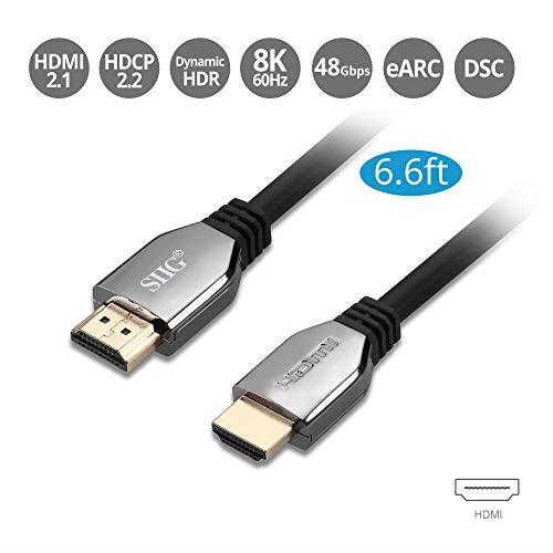 SIIG 8K Ultra High Speed HDMI Cable 6.6ft CBH21511S1