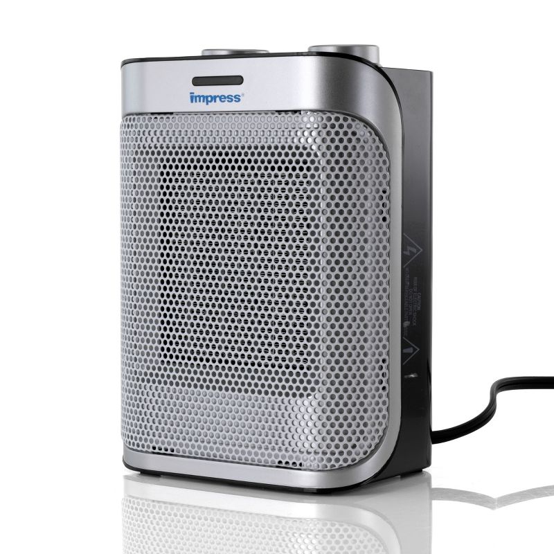 Impress Ceramic Heater with Thermostat in White