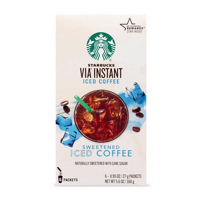 Starbucks VIA Instant Sweetened Iced Coffee - 6ct