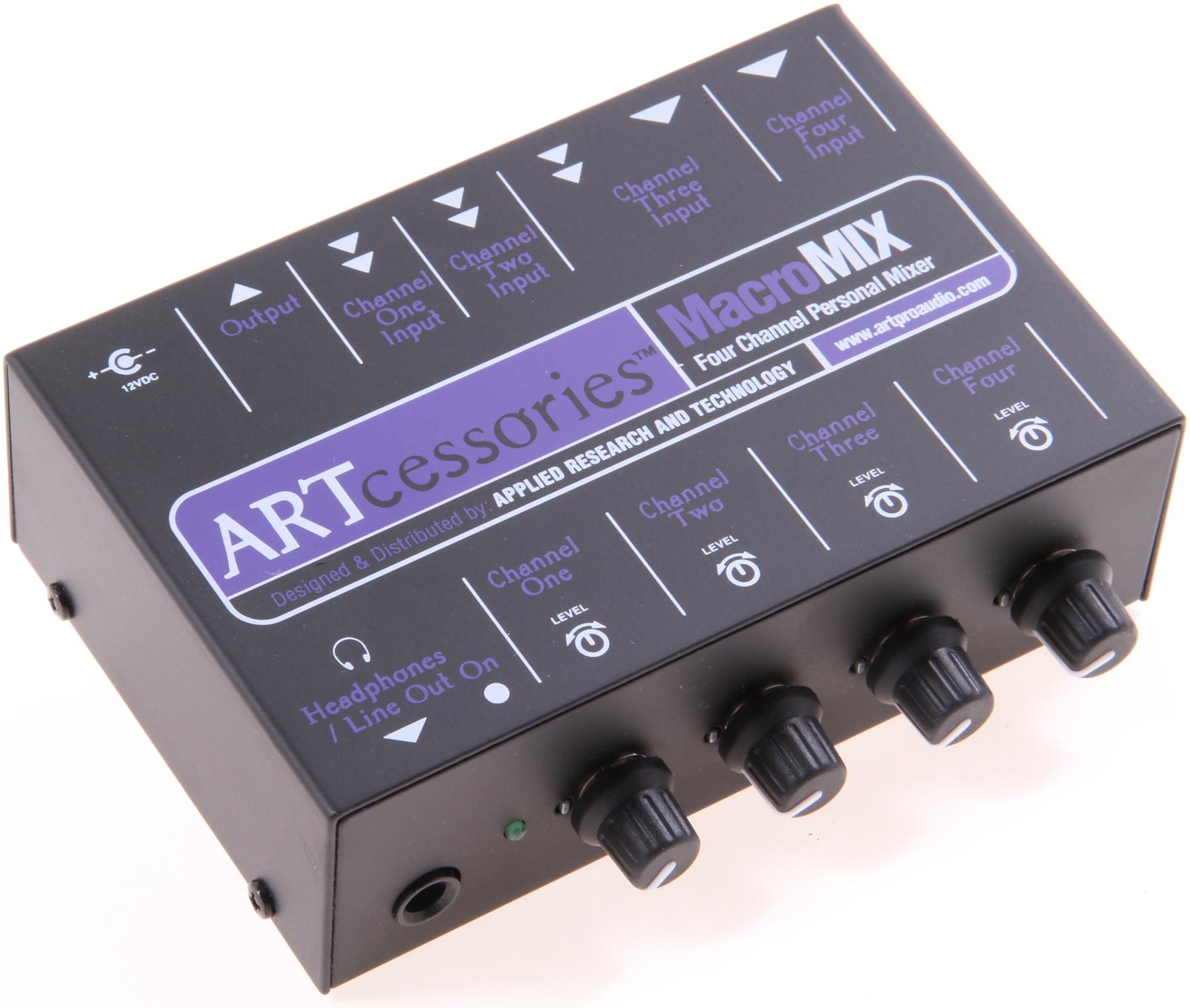 ART MacroMIX 4-Channel Personal Mixer