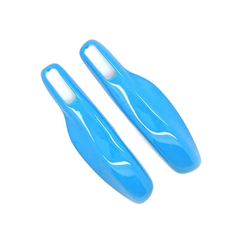 Smart Protectors Keyless Remote Key Cases Shell Car Key Case Platic Cover Case Cover Side Blades for Porsche Cayenne PanameraBlue